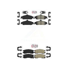 AmeriBRAKES KNF-101727 Disc Brake Pad for 1997 Oldsmobile Cutlass - Front and Rear