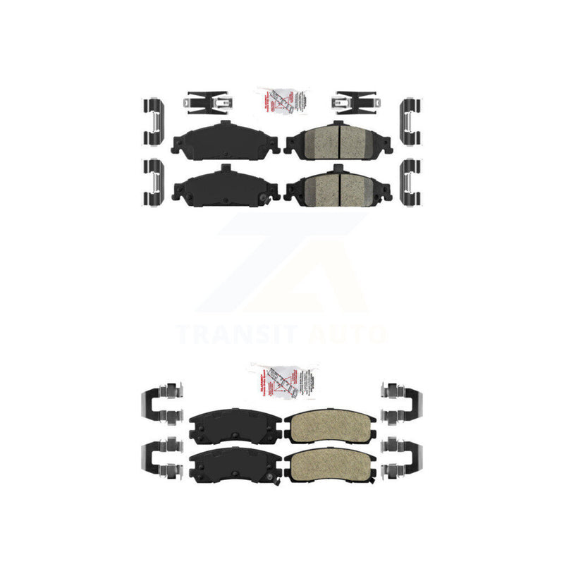 AmeriBRAKES KNF-101727 Disc Brake Pad for 1997 Oldsmobile Cutlass - Front and Rear