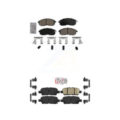 AmeriBRAKES KNF-101730 Disc Brake Pad for 2002-2019 Nissan Sentra, Nissan Altima and More - Front and Rear
