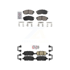 AmeriBRAKES KNF-101732 Disc Brake Pad for 2002-2019 Nissan Sentra, Nissan Altima and More - Front and Rear