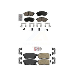 AmeriBRAKES KNF-101734 Disc Brake Pad for 2002-2004 INFINITI I35 - Front and Rear