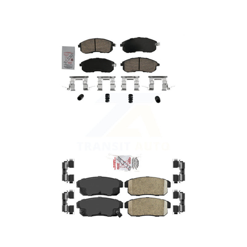 AmeriBRAKES KNF-101734 Disc Brake Pad for 2002-2004 INFINITI I35 - Front and Rear