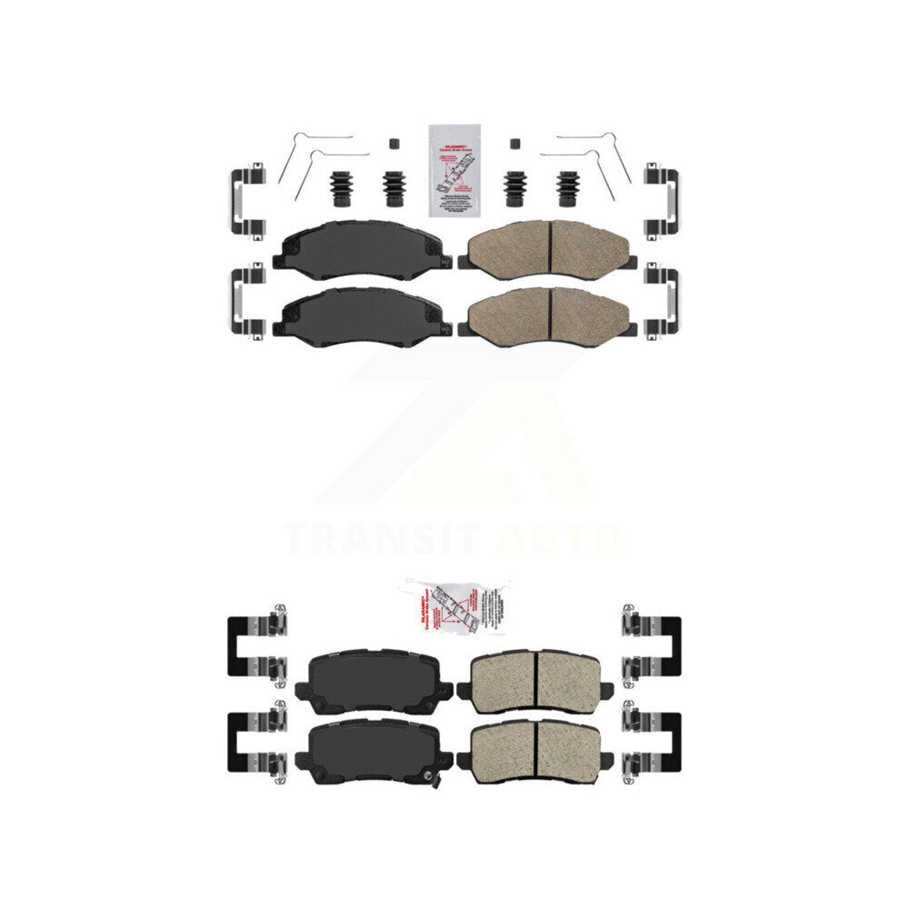 AmeriBRAKES KNF-101736 Disc Brake Pad for 2021-2023 Honda Odyssey - Front and Rear