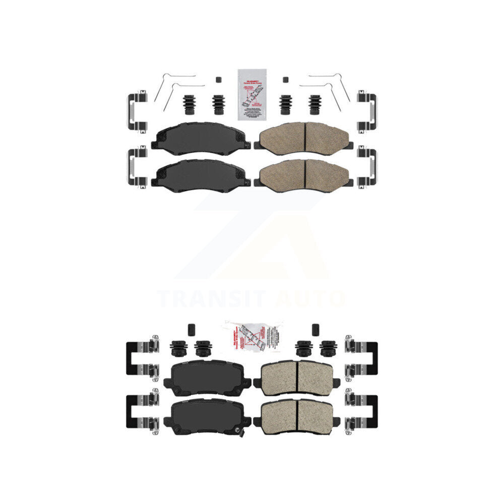 AmeriBRAKES KNF-101737 Disc Brake Pad for 2021-2023 Honda Odyssey - Front and Rear