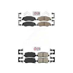 AmeriBRAKES KNF-101738 Disc Brake Pad for 2021-2023 Honda Odyssey - Front and Rear