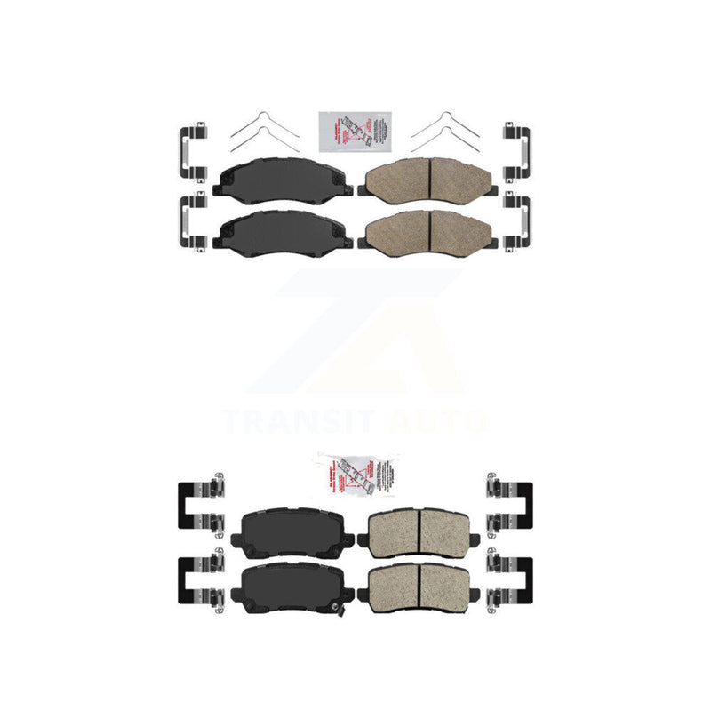 AmeriBRAKES KNF-101738 Disc Brake Pad for 2021-2023 Honda Odyssey - Front and Rear