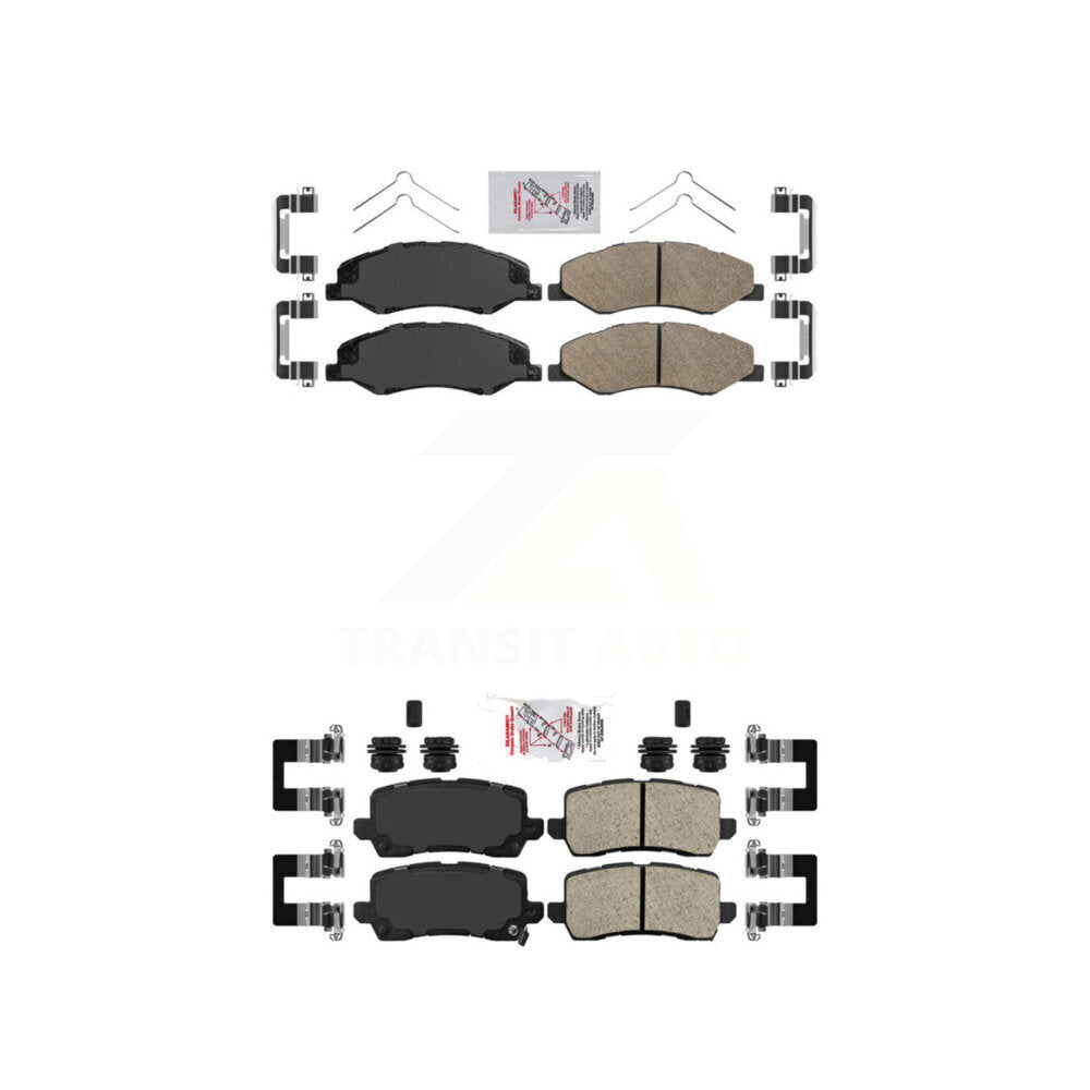 AmeriBRAKES KNF-101739 Disc Brake Pad for 2021-2023 Honda Odyssey - Front and Rear
