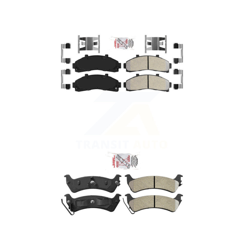 AmeriBRAKES KNF-101740 Disc Brake Pad for 2001 Ford Explorer - Front and Rear