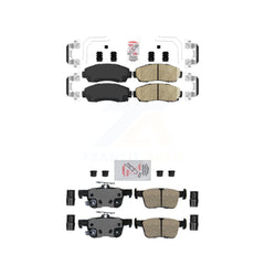 AmeriBRAKES KNF-101747 Disc Brake Pad for 2021-2024 Acura RDX, Acura TLX - Front and Rear