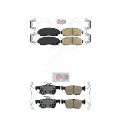 AmeriBRAKES KNF-101750 Disc Brake Pad for 2021-2024 Acura RDX, Acura TLX - Front and Rear