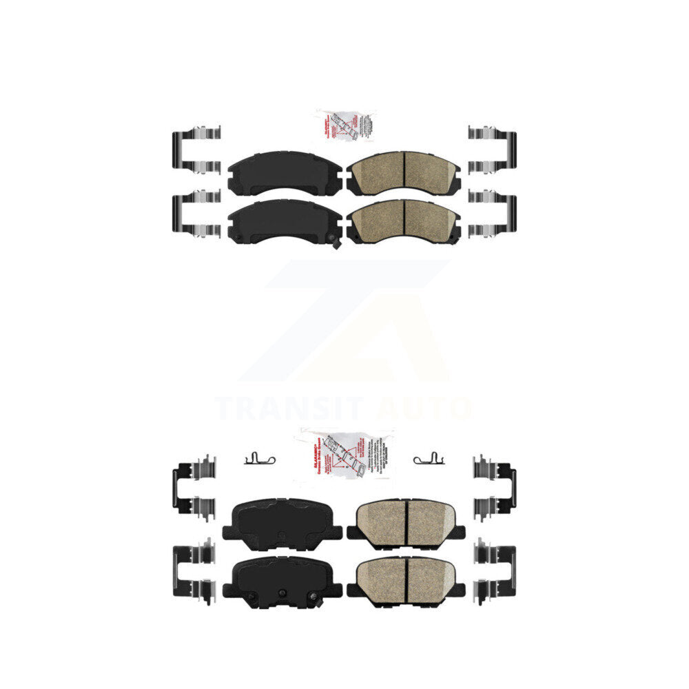 AmeriBRAKES KNF-101751 Disc Brake Pad for 2018-2020 Mitsubishi Outlander PHEV - Front and Rear