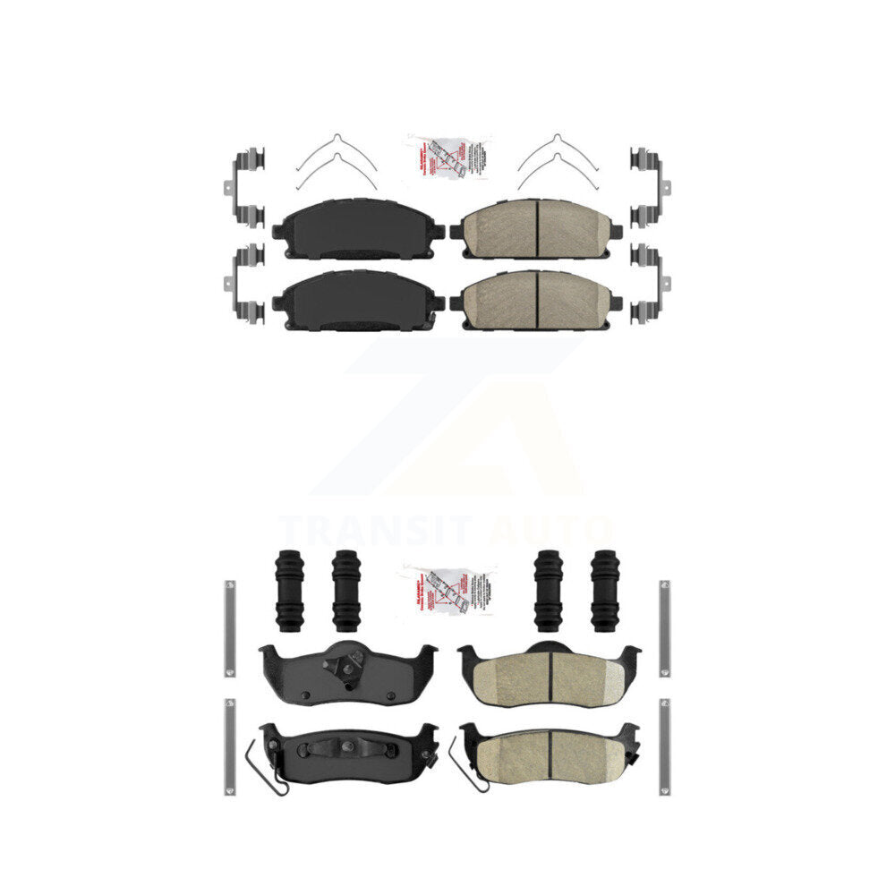 AmeriBRAKES KNF-101752 Disc Brake Pad for 2004 Nissan Pathfinder - Front and Rear
