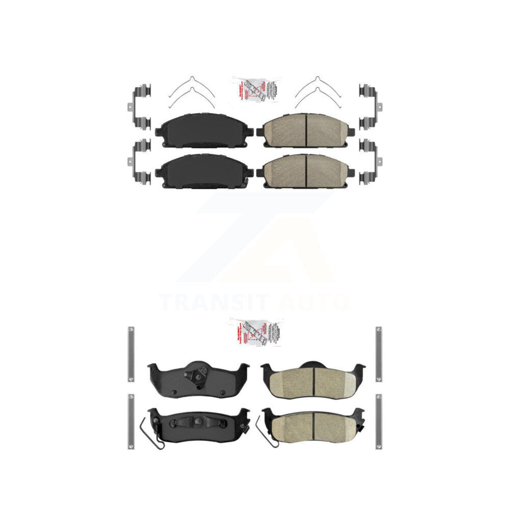 AmeriBRAKES KNF-101753 Disc Brake Pad for 2004 Nissan Pathfinder - Front and Rear