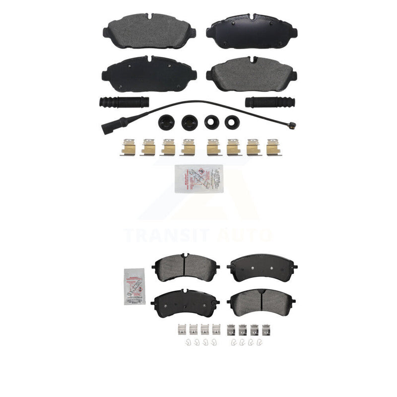 AmeriBRAKES KNF-101754 Disc Brake Pad for 2020-2023 Ford Transit-350, Ford Transit-350 HD and More - Front and Rear