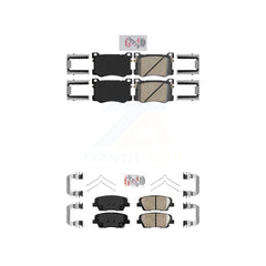 AmeriBRAKES KNF-101765 Disc Brake Pad for 2018-2020 Genesis G80 - Front and Rear