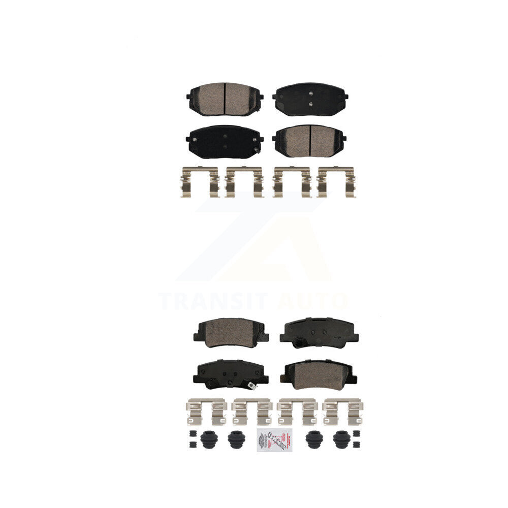AmeriBRAKES KNF-101782 Disc Brake Pad for 2022-2025 Kia Sportage, Hyundai Tucson - Front and Rear