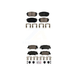 AmeriBRAKES KNF-101782 Disc Brake Pad for 2022-2025 Kia Sportage, Hyundai Tucson - Front and Rear