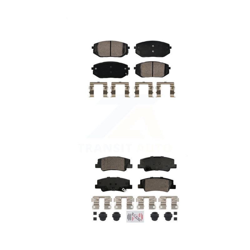 AmeriBRAKES KNF-101782 Disc Brake Pad for 2022-2025 Kia Sportage, Hyundai Tucson - Front and Rear