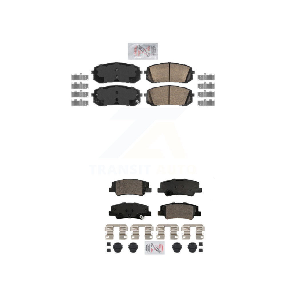 AmeriBRAKES KNF-101783 Disc Brake Pad for 2020-2025 Hyundai Sonata, Kia Niro EV, Kia K5 - Front and Rear