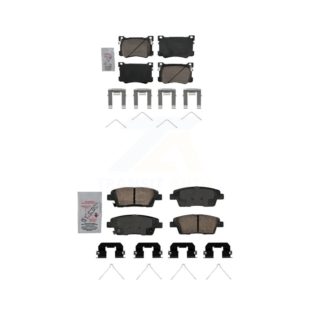 AmeriBRAKES KNF-101784 Disc Brake Pad for 2018-2020 Genesis G80 - Front and Rear