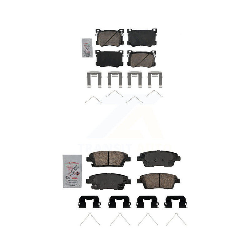 AmeriBRAKES KNF-101784 Disc Brake Pad for 2018-2020 Genesis G80 - Front and Rear