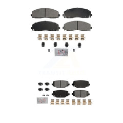 AmeriBRAKES KNF-101788 Disc Brake Pad for 2012-2020 Dodge Grand Caravan, Dodge Journey and More - Front and Rear