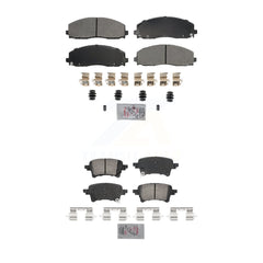 AmeriBRAKES KNF-101797 Disc Brake Pad for 2020-2023 Jeep Wrangler, Jeep Gladiator - Front and Rear
