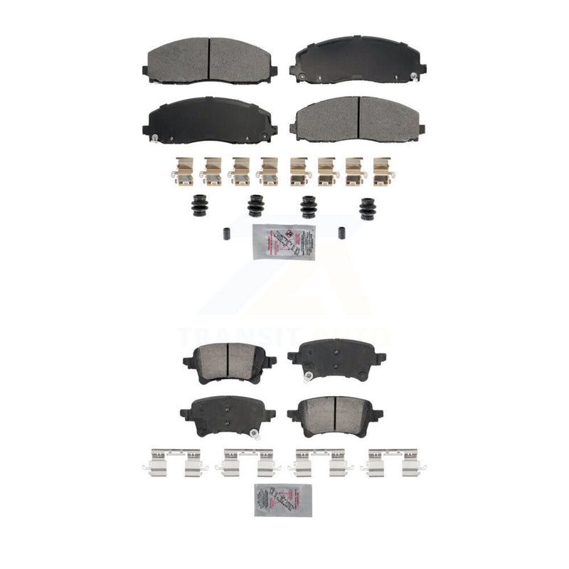 AmeriBRAKES KNF-101797 Disc Brake Pad for 2020-2023 Jeep Wrangler, Jeep Gladiator - Front and Rear