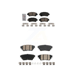 AmeriBRAKES KNF-101810 Disc Brake Pad for 2021-2023 Nissan Kicks - Front and Rear