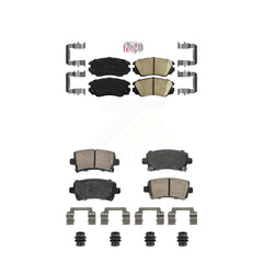 AmeriBRAKES KNF-101811 Disc Brake Pad for 2010-2020 Chevrolet Malibu Limited, Chevrolet Impala and More - Front and Rear