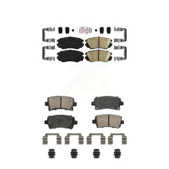 AmeriBRAKES KNF-101812 Disc Brake Pad for 2010-2020 Chevrolet Malibu Limited, Chevrolet Impala and More - Front and Rear