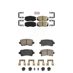 AmeriBRAKES KNF-101813 Disc Brake Pad for 2010-2016 Chevrolet Malibu, Buick LaCrosse and More - Front and Rear