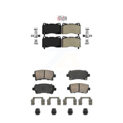 AmeriBRAKES KNF-101815 Disc Brake Pad for 2011-2019 Cadillac XTS, Buick Regal, Saab 9-5 - Front and Rear