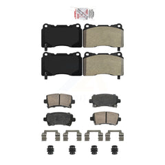 AmeriBRAKES KNF-101816 Disc Brake Pad for 2011-2019 Cadillac XTS, Buick Regal, Saab 9-5 - Front and Rear