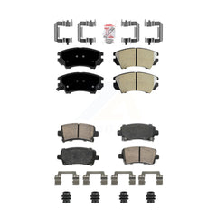 AmeriBRAKES KNF-101817 Disc Brake Pad for 2011 Saab 9-5 - Front and Rear