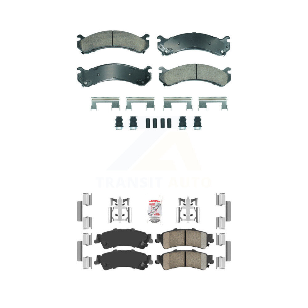 AmeriBRAKES KNF-101820 Disc Brake Pad for 2000-2011 Cadillac DTS, GMC Sierra 3500, Cadillac DeVille - Front and Rear