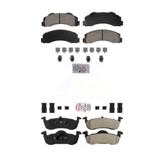 AmeriBRAKES KNF-101823 Disc Brake Pad for 2010-2017 Ford Expedition, Lincoln Navigator - Front and Rear