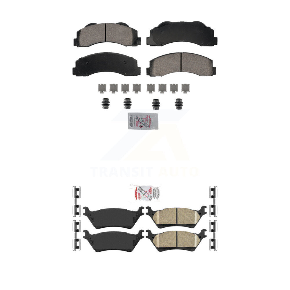AmeriBRAKES KNF-101824 Disc Brake Pad for 2012-2017 Ford F-150 - Front and Rear