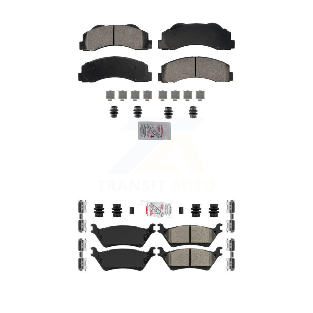 AmeriBRAKES KNF-101826 Disc Brake Pad for 2012-2017 Ford F-150 - Front and Rear