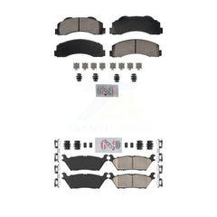 AmeriBRAKES KNF-101827 Disc Brake Pad for 2015-2017 Ford F-150 - Front and Rear