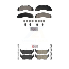 AmeriBRAKES KNF-101828 Disc Brake Pad for 2015-2017 Ford F-150 - Front and Rear