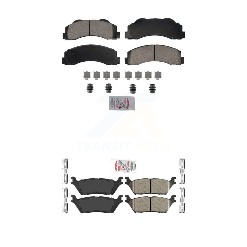 AmeriBRAKES KNF-101828 Disc Brake Pad for 2015-2017 Ford F-150 - Front and Rear