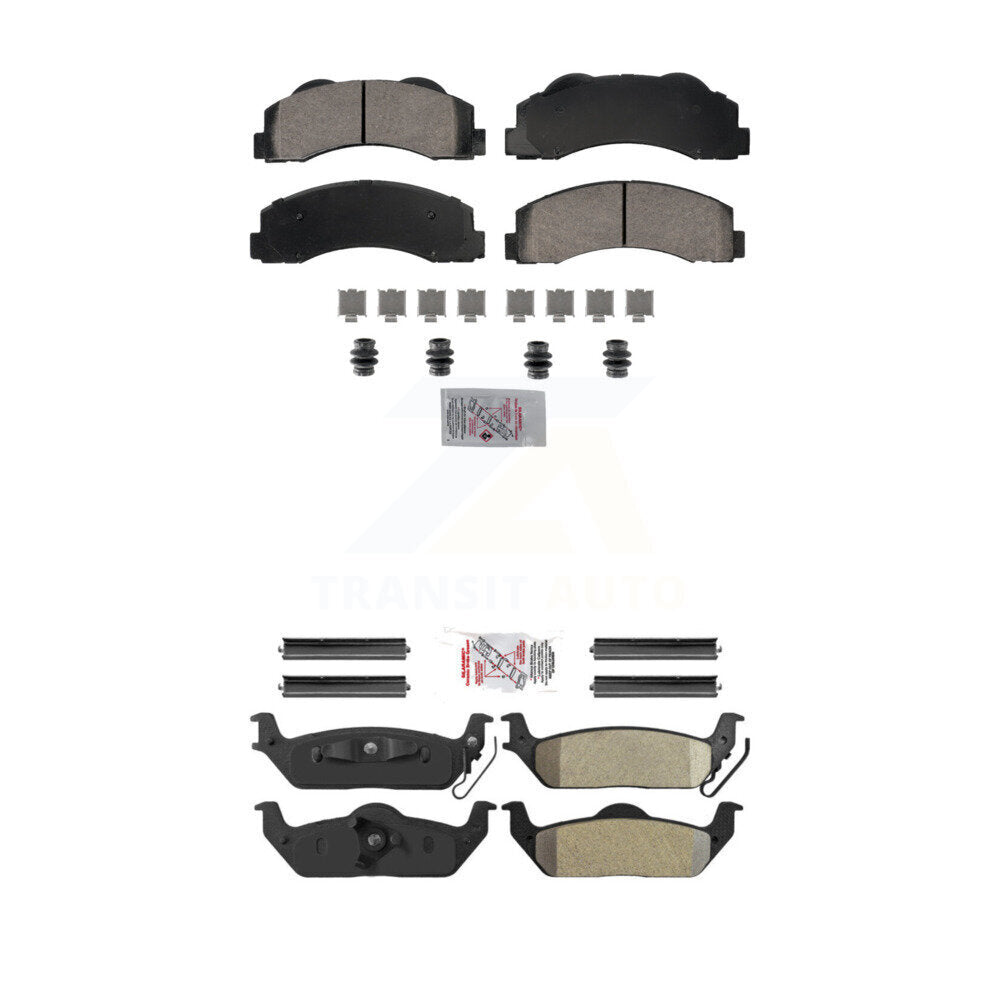 AmeriBRAKES KNF-101829 Disc Brake Pad for 2010-2011 Ford F-150 - Front and Rear