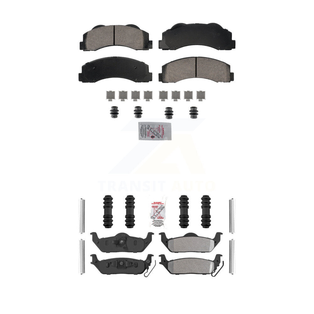 AmeriBRAKES KNF-101830 Disc Brake Pad for 2010-2011 Ford F-150 - Front and Rear