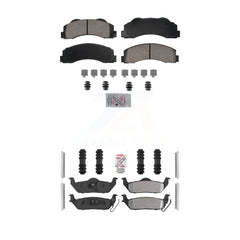 AmeriBRAKES KNF-101830 Disc Brake Pad for 2010-2011 Ford F-150 - Front and Rear
