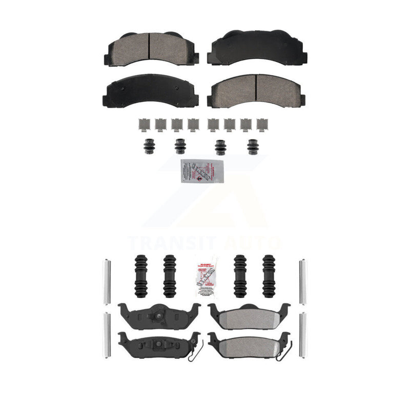 AmeriBRAKES KNF-101830 Disc Brake Pad for 2010-2011 Ford F-150 - Front and Rear