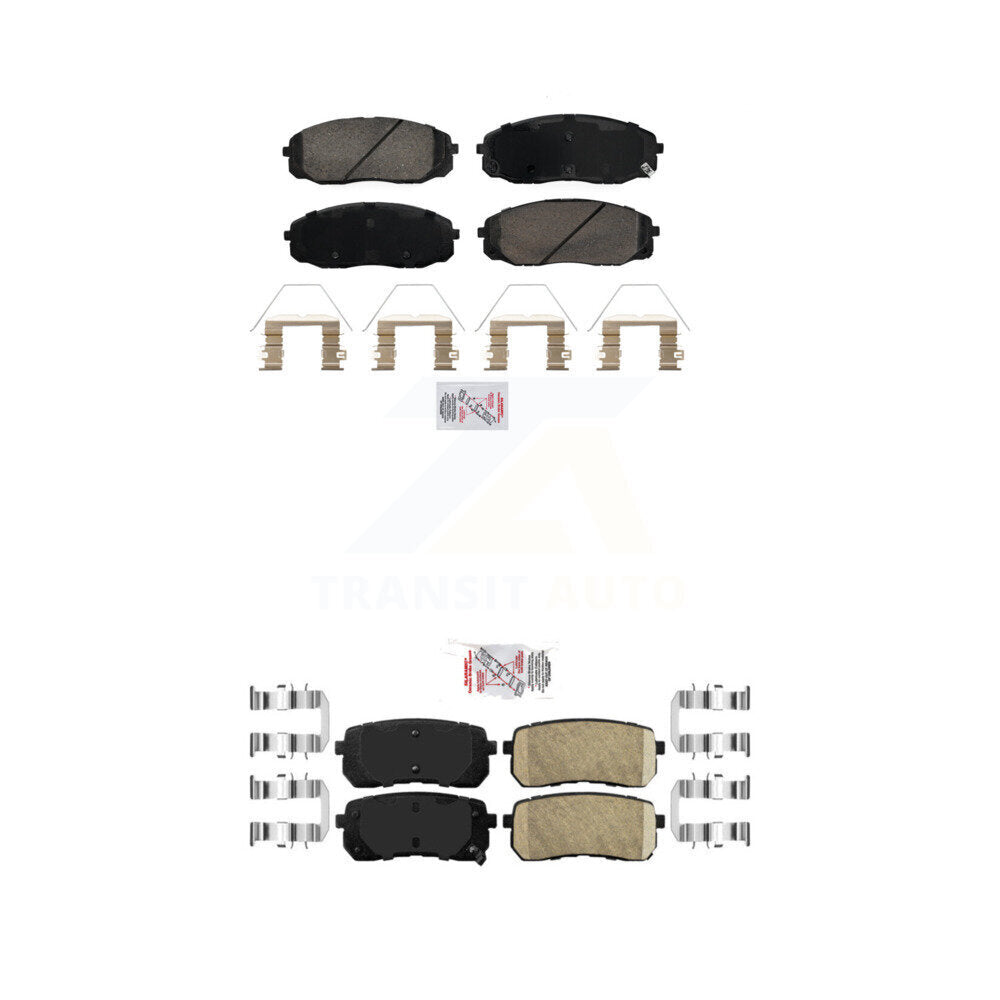 AmeriBRAKES KNF-101831 Disc Brake Pad for 2020-2021 Kia Sedona - Front and Rear