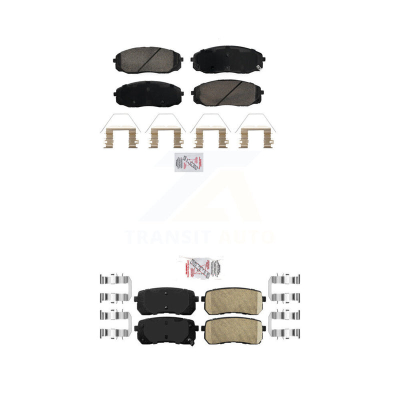 AmeriBRAKES KNF-101831 Disc Brake Pad for 2020-2021 Kia Sedona - Front and Rear