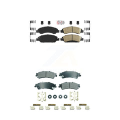 AmeriBRAKES KNF-101835 Disc Brake Pad for 2005-2007 Chevrolet Silverado 1500 Classic, GMC Sierra 1500 Classic and More - Front and Rear