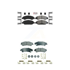 AmeriBRAKES KNF-101839 Disc Brake Pad for 2005-2007 Chevrolet Silverado 1500 Classic, GMC Sierra 1500 Classic and More - Front and Rear